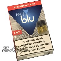 my-blu-strawberry-mint-16mg-enkedro